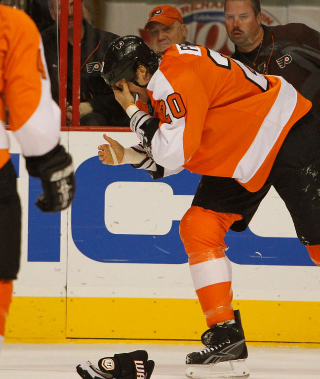 FLYER FILES: Pronger 1st interview after eye injury 