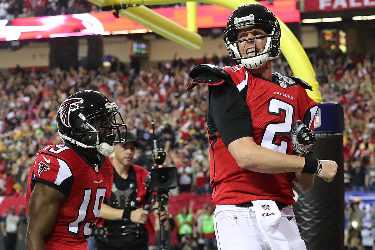 Julio Jones scored a 73-yard touchdown for Atlanta Falcons