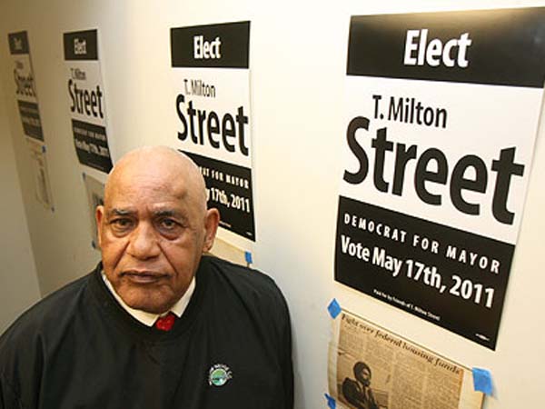 Former state Sen. T. Milton Street Sr., who spent time in federal prison, wants Philadelphia voters to know he is no felon.