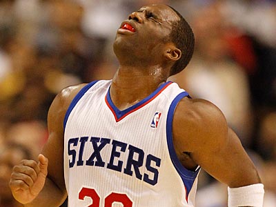 Sixers guard Jodie Meeks grimaces after one of his shots failed to go in against the Heat. (Ron Cortes/Staff Photographer)