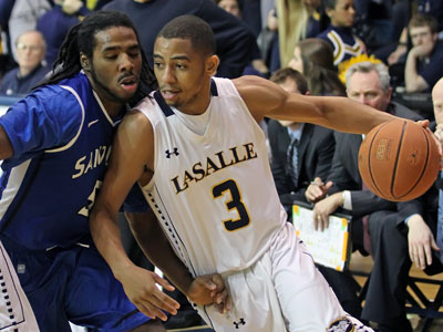 Tyreek Duren was responsible for two of La Salle&acute;s turnovers and scored just eight points for the Explorers. (Michael Bryant/Staff Photographer)