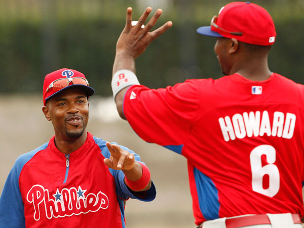 Ryan Howard, Chase Utley and Jimmy Rollins Signed Jerseys with  Commemorative Retirement Patches