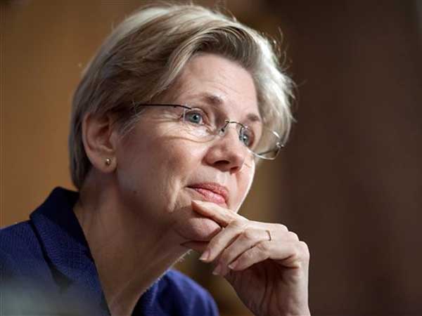 Sen. Elizabeth Warren, D-Mass., is described as a "liberal icon" in a piece in The New Republic. (AP Photo / Cliff Owen / File)