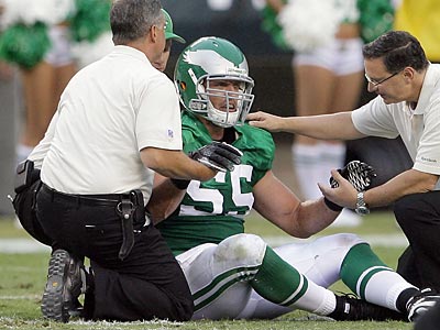 Philadelphia Eagles linebacker Stuart Bradley #55 during a