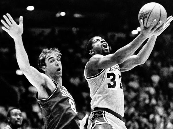 1980: Magic Johnson scores most points by a rookie in an NBA Finals game.