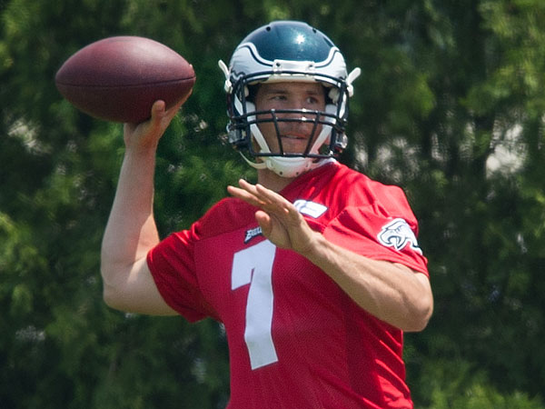 Oklahoma's Heisman winning quarterback Sam Bradford smiles while