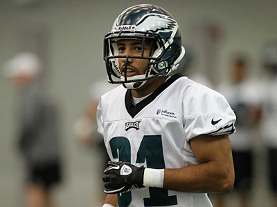 Philadelphia Eagles defensive back Curtis Marsh (31) celebrates