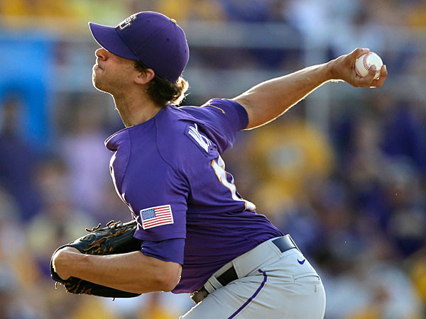 LSU Baseball on X: Aaron Nola, the 2014 SEC Pitcher of the Year, takes the  mound for the Tigers today!  / X