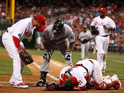 Philadelphia Phillies catcher Carlos Ruiz says he'll be back from