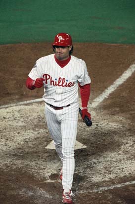 DARREN DAULTON PHILADELPHIA PHILLIES VINTAGE 1990'S MLB RUSSELL ATHLET -  Bucks County Baseball Co.