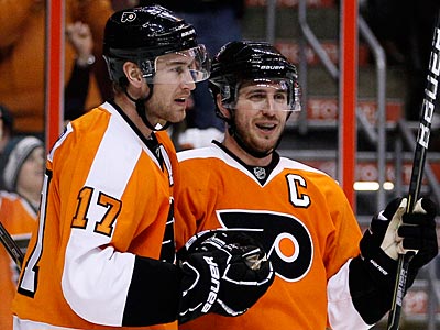 Flyers boast an abundance of options at center despite trading Mike  Richards and Jeff Carter - NBC Sports