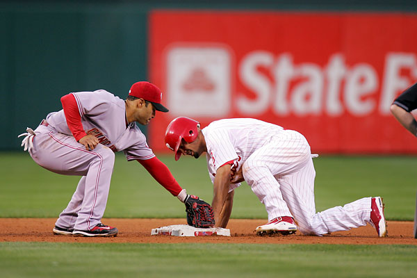 Shane Victorino injured in outfield collision with Raul Ibanez