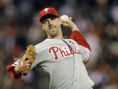 2009 Cliff Lee World Series Philadelphia Phillies Majestic MLB