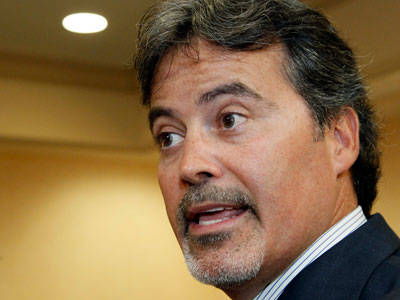 Former slugger Rafael Palmeiro said that Roger Clemens and Barry Bonds should be voted into the - 081012_Rafael-Palmeiro_400