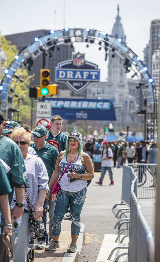 Look back at 2017 when Philly hosted the NFL draft