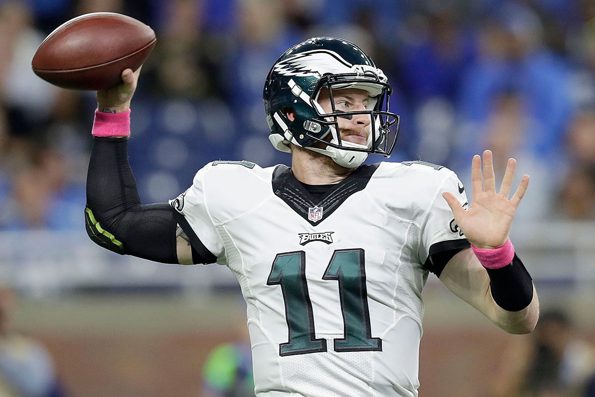 Carson wentz' odds of remaining an eagle increase with doug pederson g...
