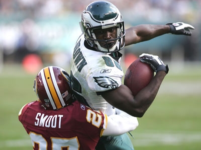 Wide receiver Reggie Brown won&acute;t play in Sunday&acute;s pivotal game against the 49ers. Neither will running back Brian Westbrook or All-Pro right guard Shawn Andrews.  (Barbara Johnston / Staff Photographer)