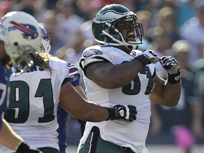 Defensive tackle Cullen Jenkins, was an honest, solid, reliable performer for the 2011 Eagles. (David Duprey/AP file photo)