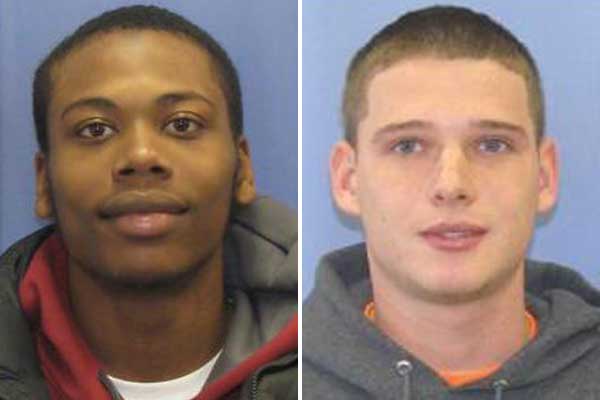 Investigators are looking for Saleem Shabazz (left) and Matthew Harrington in a Dover home - 101915-homeinvasion