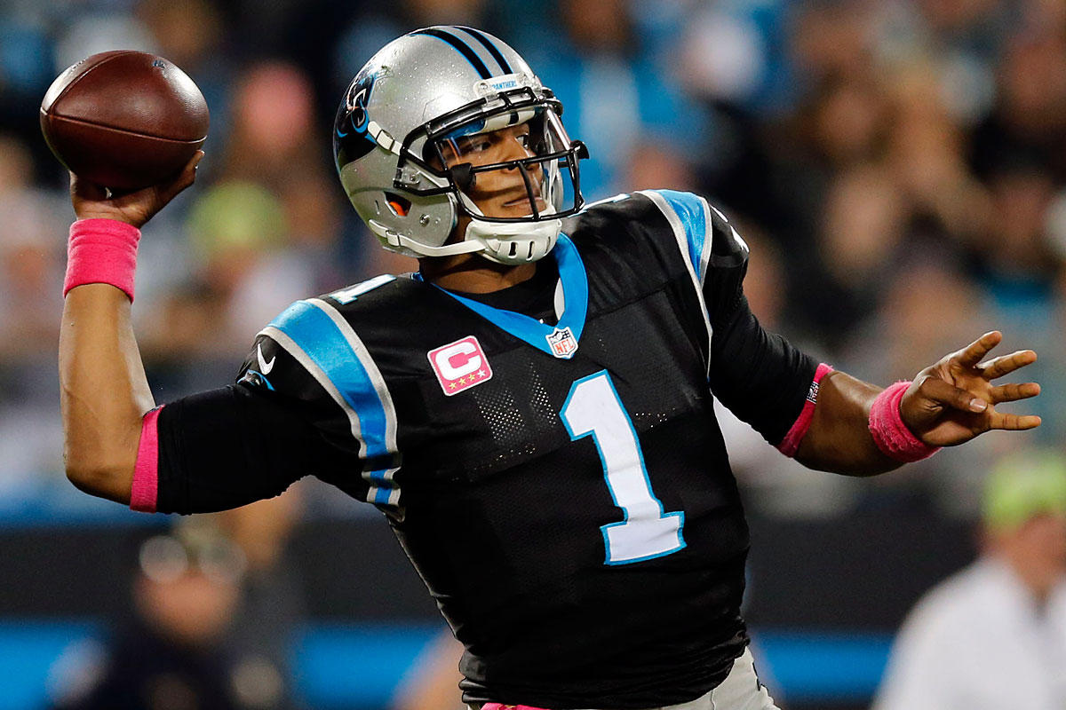 Cam Newton of the Carolina Panthers has stretched the sports