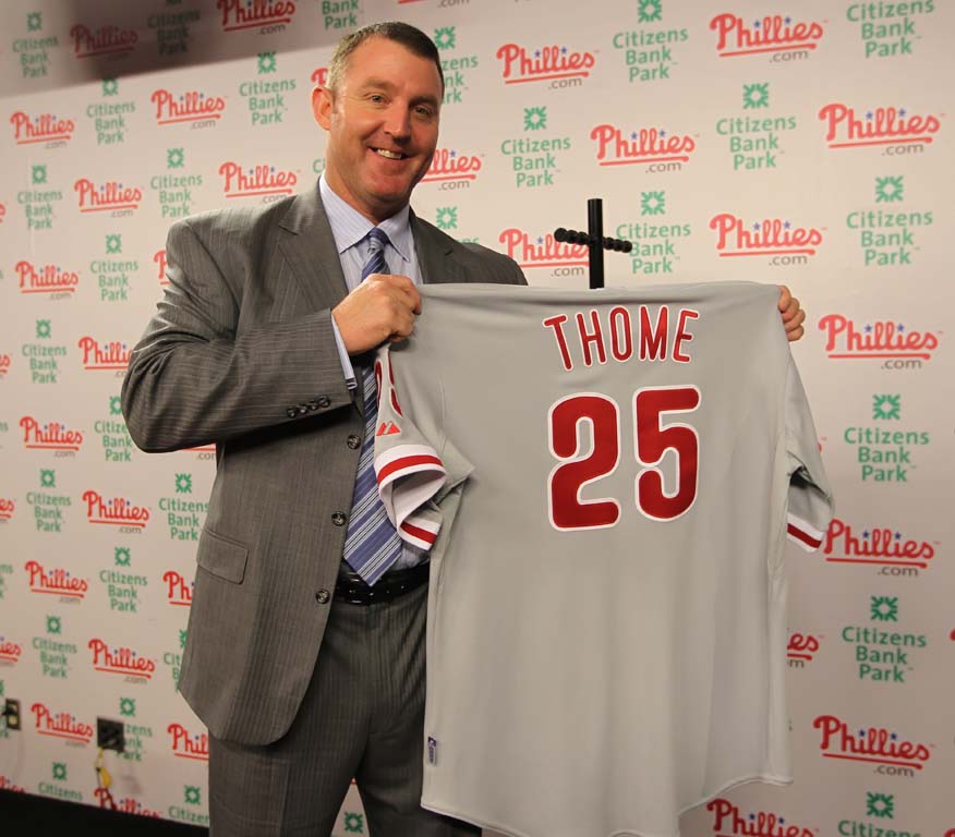 Jim Thome signs one-year deal with Phillies – The Times Herald