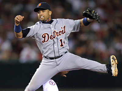 Placido Polanco, a former Phillie who won a Gold Glove playing second base for Detroit last season, could be a candidate to replace Pedro Feliz at third base. (AP Photo/Jae C. Hong)