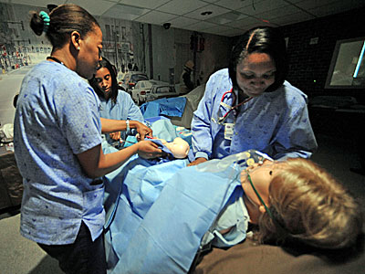 Birth simulation trains nurses to deal with abnormal bleeding