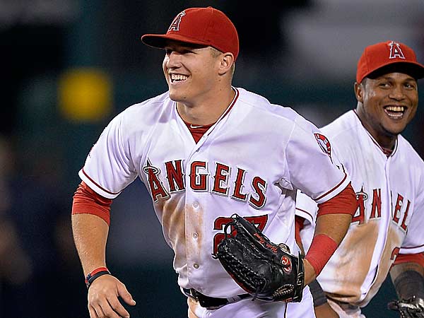 mike trout stealing