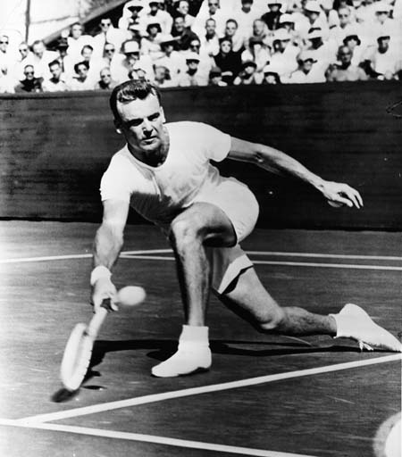 Photo Presse 1953 – Tennis Vic Seixas Et Lewis Hoad, Vintage N&B