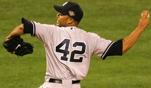 New Clip, Major League Baseball, New York Yankees, baseball, The last  active MLB player to wear 42: Mariano Rivera. Mo's retired by the Yankees,  Jackie Robinson's retired across baseball.