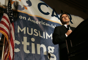 U.S. Rep. Joe Sestak (D., Pa.) speaks to the local chapter of the Council on American-Islamic Relations. "It is perilous not to speak, even to others who you may not agree with," he said in an earlier interview.