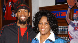 Coatesville native Richard Hamilton credits his mother, Pamela Long, as the one who "developed me the way I am. . . . Mother's Day means everything to me."