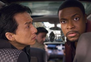 Jackie Chan and Chris Tucker star in &quot;Rush Hour 3,&quot; this one a romp in Paris. The cabbie (Yvan Ittal), who deplores American violence and gunplay, is ready to get his citizenship after just a few minutes with the daring duo.