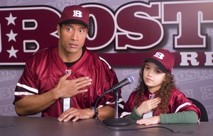 Screen image from The Game Plan movie