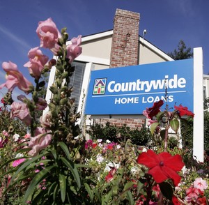 Countrywide office in San Mateo, Calif. The nation's largest mortgage lender reported a surgein December in the delinquency and foreclosure rate on home loans in its portfolio.