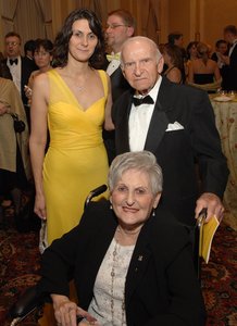 Jack Shein and wife Bernice with Liz Scott, Alex's mother. Shein was honored last month at the Lemon Ball for his volunteerism with Alex's Lemonade Stand.