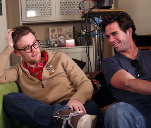 Andy (Kevin Christy, left) and Danny (David Walton) are two of the six young people trying to figure it all out. The show, from "thirtysomething" creators Marshall Herskovitz and Ed Zwick, made its debut on the Web.