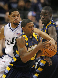 MUBB at Villanova - Image 45: Marquette Men's Basketball defeats Villanova  Wildcats 68-66 at Finneran Pavillion on Saturday December 31, 2022. -  Marquette University