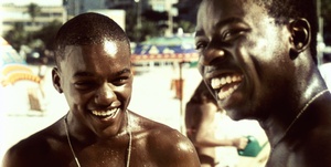 Darlan Cunha as Laranjinha (Wallace) and Douglas Silva as Acerola have played these roles in many episodes of Brazil's "City of Men" TV show.