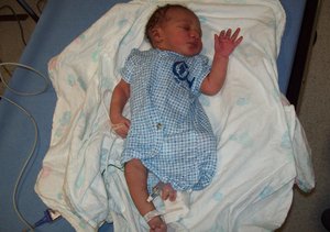 The baby boy found yesterday morning on South 58th Street was reported in good condition at Children's Hospital of Phila.