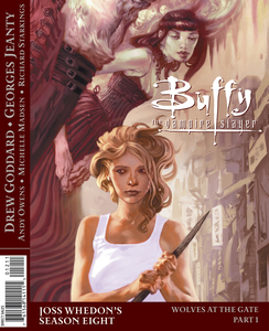 In this issue, the vampire slayer is in bed with a female colleague.