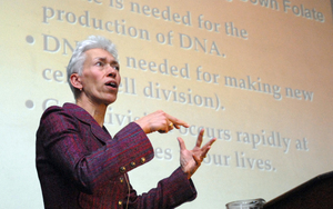 Nina Jablonski, speaking in Philadelphia, says the key to skin color lies in the need for two kinds of vitamins - and in the sun.