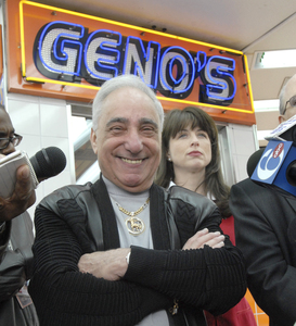 Geno's owner Joey Vento at his steak shop in South Philadelphia.