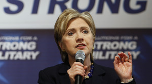 Sen. Hillary Rodham Clinton in Aliquippa, Pa.: "President Bush must not saddle the next president" with involvement in Iraq.