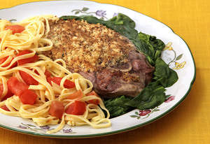 Florentine Lamb : an easy weeknight dinner.