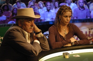 Dennis Farina and Cheryl Hines are among the stars whose talents are wasted in this uninspired mockumentary about high-stakes poker.
