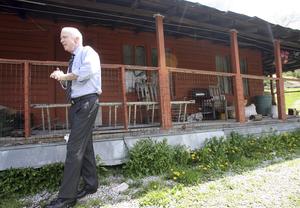GOP presidential candidate John McCain visits Tom Fletcher's house in Inez, Ky., where President Lyndon B. Johnson made a speech 44 years ago launching the war on poverty. McCain is on a weeklong tour of what he calls America's forgotten places.