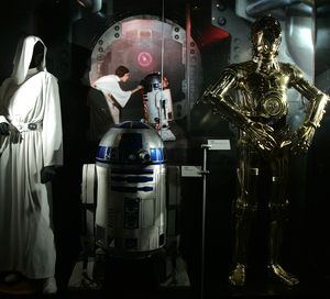 The Franklin Institute's "Star Wars" exhibit displays artifacts and costumes from the George Lucas films.
