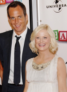 Amy Poehler and husband Will Arnett (above) are expecting.