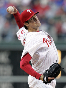 COLE HAMELS DELIVERS in first inning last night against Padres. Hamels (3-3) pitched 7innings, allowing two runs and striking out six in the Phillies' 7-4 victory. To readDavid Murphy's game story, go to: http://www.philly.com/dailynews/sports